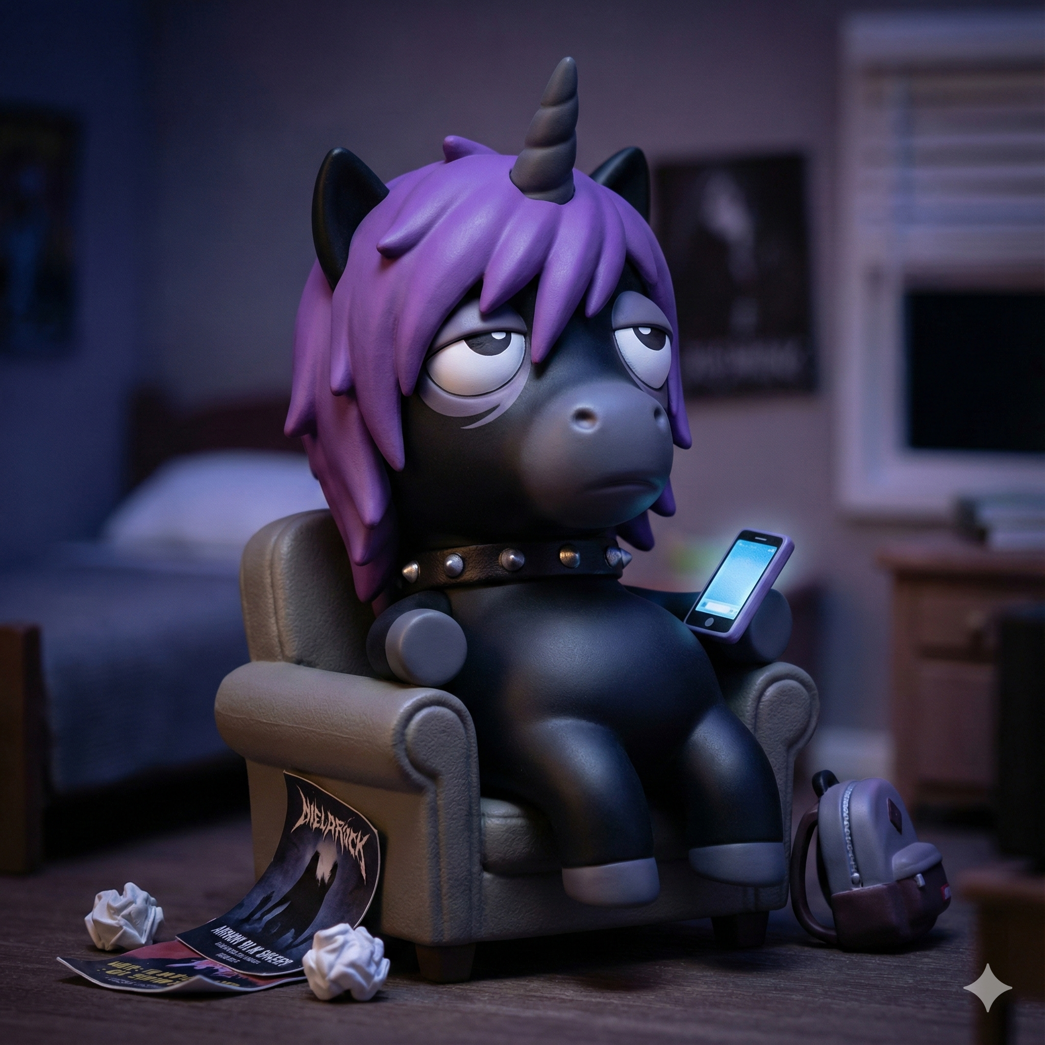 La Licorne Gothique blasée